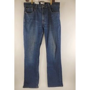 Denizen Levis Jeans 36 x 34  Dark Blue Wash  Straight Leg Relaxed Fit 285 Mens